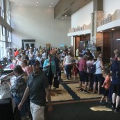 Crowds rushed into the 2017 National Festival of Breads. More than 3,000 attended the event.