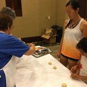 The King Arthur Flour Bake For Good Program was a popular hands-on activity where attendees could put their knowledge to the test.