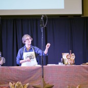 Sharon Davis, Home Baking Association, giving a presentation at the 2017 National Festival of Breads