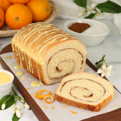 Photo: Cinnamon Swirl Orange Bread.