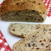 Hearty Wild Rice 'N Tart Cherry Bread