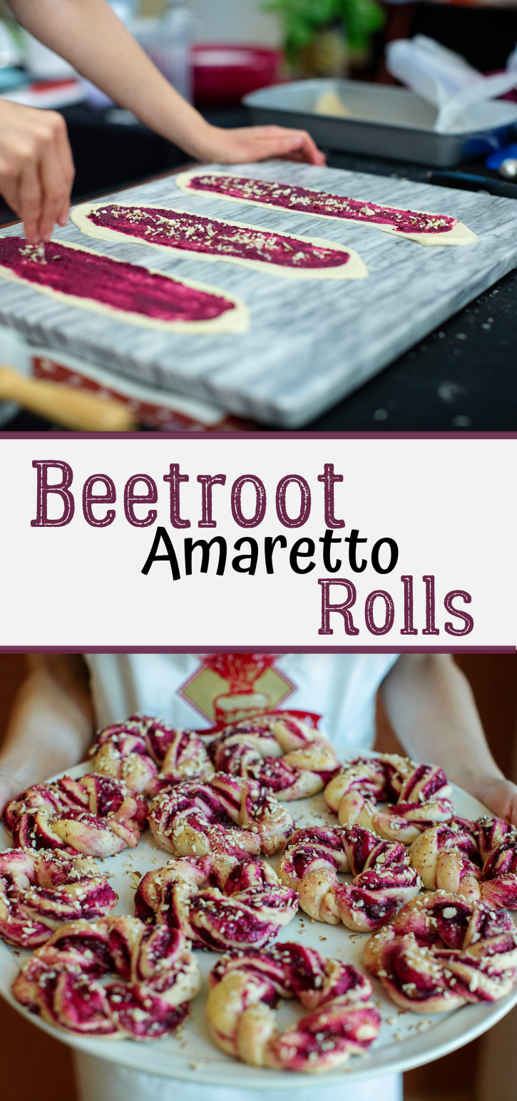 You'll see heart eyes for DAYS with these Beetroot Amaretto Rolls! (Or at least as long as they last!) This gorgeous, simple roll recipe is sure to be the talk of the town.
