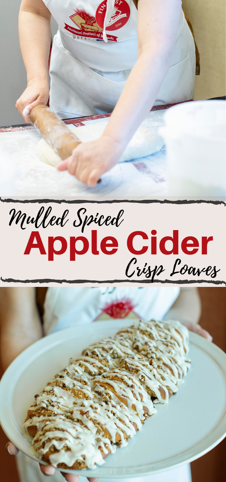 The flavors of fall in a single bread recipe! The Mulled Spice Apple Cider Crisp Loaves are perfect for autumn lovers that aren't down for a PSL.