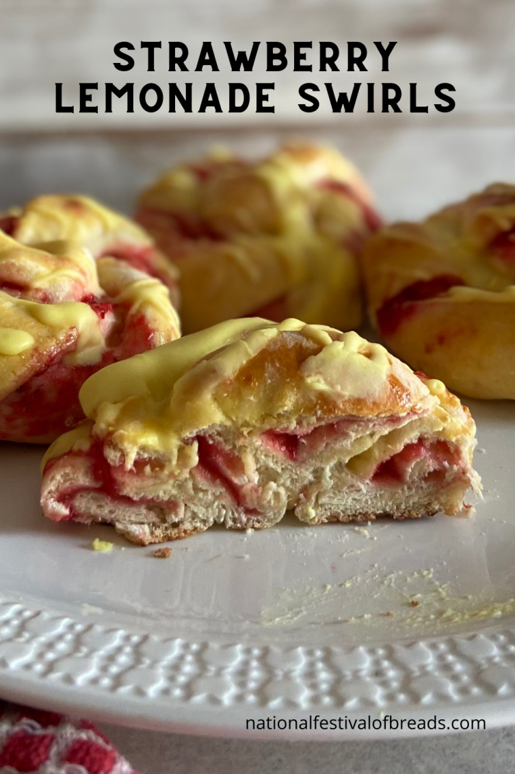 Strawberry Lemonade Swirls | NationalFestivalofBreads.com