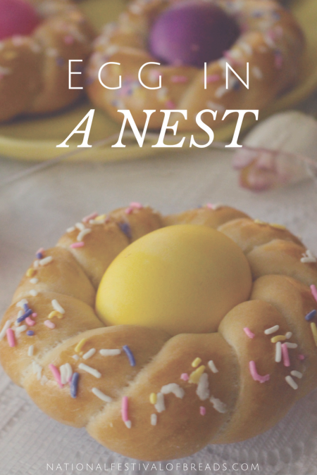 The Egg in a Nest is a beautiful, traditional Easter roll shape! Take a look at the step-by-step photos on how to craft your own spring-time showstopper.