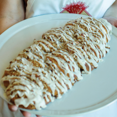 Mulled Spiced Apple Cider Crisp Loaves