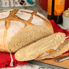 Pumpkin Ale Bread with Pumpkin Spice Honey Butter | National Festival of Breads.com